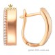 Сережки из красного золота 2102952101