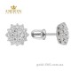 Сережки из белого золота 2190763102