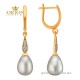 Сережки из красного золота 2104437101