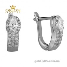 Сережки из белого золота 2190566102