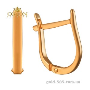 Сережки из красного золота 2003815101