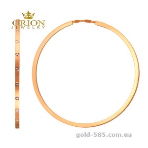 Сережки из красного золота 2002454112