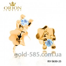Серьги пусеты, вкруточки KV-S630-25