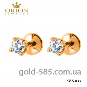 Серьги пусеты, вкруточки KV-S-033