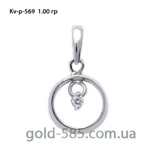 Подвес золотой Kv-p-569