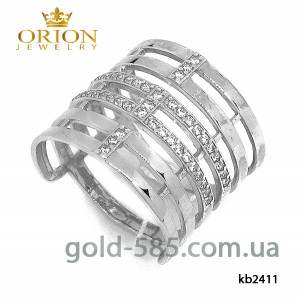 Серебряное кольцо КБ2411
