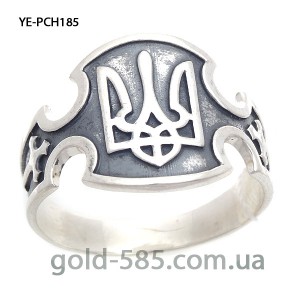 Кольцо печатка с трезубцем YE-PCH185