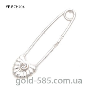 Булавка серебрянная YE-BCH204