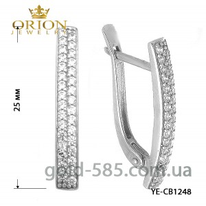 Серьги серебрянные YE-CB1248