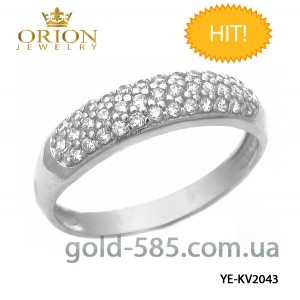 Кольцо серебряное "Шик" Хит Продаж YE-KV2043