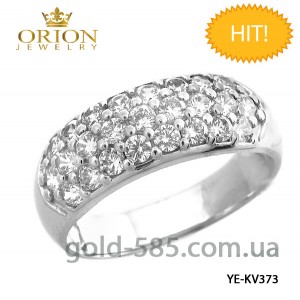 Кольцо серебрянное "Шик" Хит Продаж YE-KV373