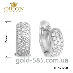 Серьги серебрянные YE-SV1250