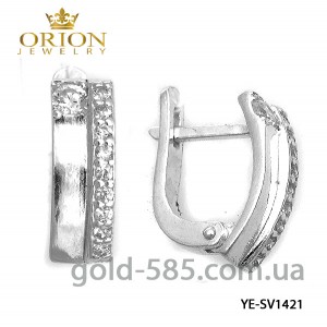 Серьги серебрянные YE-SV1421