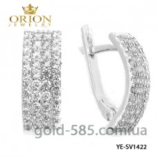 Серьги серебрянные YE-SV1422