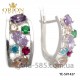 Серьги серебрянные "Самоцветы" YE-SV1427