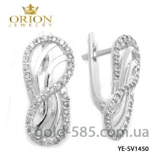 Серьги серебрянные YE-SV1450