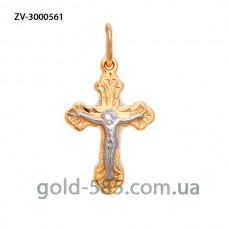 Крестик золотой ZV-3212771-2