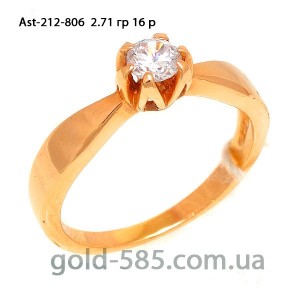 Кольцо золотое Ast-212-806