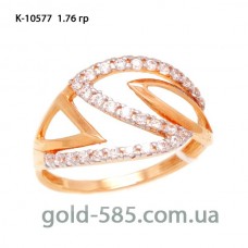 Кольцо золотое K-10577