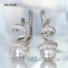 Серьги "Серпантин" AR-C033R