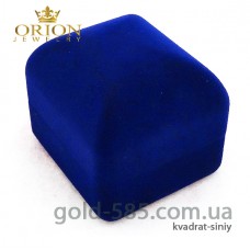 Футляр бархатный синий 3022