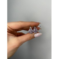Серебряные серьги Brusnichka-636166