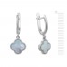 Серебряные серьги с перламутром S122-90