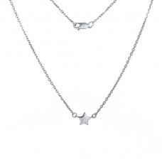 Серебряное колье Star