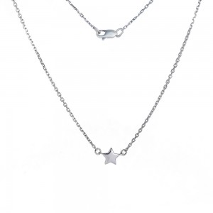 Серебряное колье Star