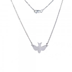 Серебряное колье Bird