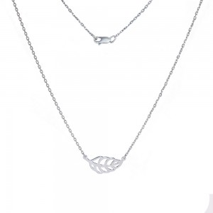 Серебряное колье Twig