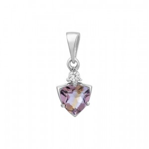 Серебряный кулон с аметрином 155-6910