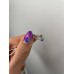 Серьги с нано сапфиром 113N-31