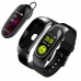 Умный фитнес-браслет и bluetooth гарнитура King Wear KR04 (Черный)