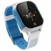 Детские смарт-часы Lemfo DF50 Ellipse Aqua с GPS трекером (Бело-голубой)