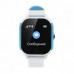 Детские смарт-часы Lemfo DF50 Ellipse Aqua с GPS трекером (Бело-голубой)