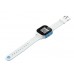 Детские смарт-часы Lemfo DF50 Ellipse Aqua с GPS трекером (Бело-голубой)