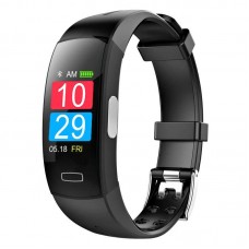 Умный фитнес браслет Blaze Fit P3 Plus с измерением ЭКГ и тонометром (Черный)