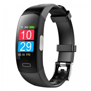 Умный фитнес браслет Blaze Fit P3 Plus с измерением ЭКГ и тонометром (Черный)