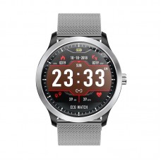 Умные часы Blaze Watch N58 с тонометром и ЭКГ (Серебристый)
