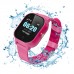 Детские смарт-часы Lemfo DF50 Ellipse Aqua с GPS трекером (Розовый)