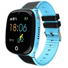 Детские смарт-часы Lemfo HW11 Aqua Plus с камерой и GPS отслеживанием (Синий)
