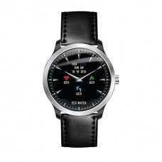 Умные часы Blaze Watch N58 Leather с тонометром и ЭКГ (Черный)