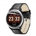 Умные часы Blaze Watch N58 Leather с тонометром и ЭКГ (Черный)