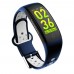 Фитнес браслет Smart Band MX Q6S 3D дисплей Тонометр (Сине-белый)