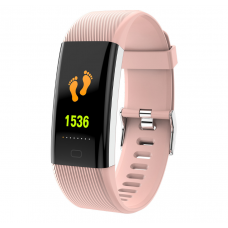 Умный фитнес браслет Lemfo F07 Plus с тонометром и влагозащитой (Розовый)