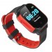 Детские смарт-часы Lemfo DF50 Ellipse Aqua с GPS трекером (Черно-красный)