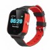 Детские смарт-часы Lemfo DF50 Ellipse Aqua с GPS трекером (Черно-красный)