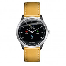 Умные часы Blaze Watch N58 Leather с тонометром и ЭКГ (Коричневый)