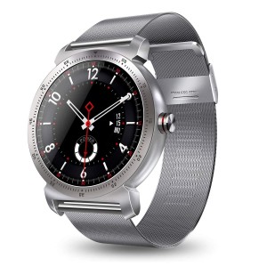 Умные часы Lemfo K88h Plus Metal с сенсорным дисплеем (Серебристый)